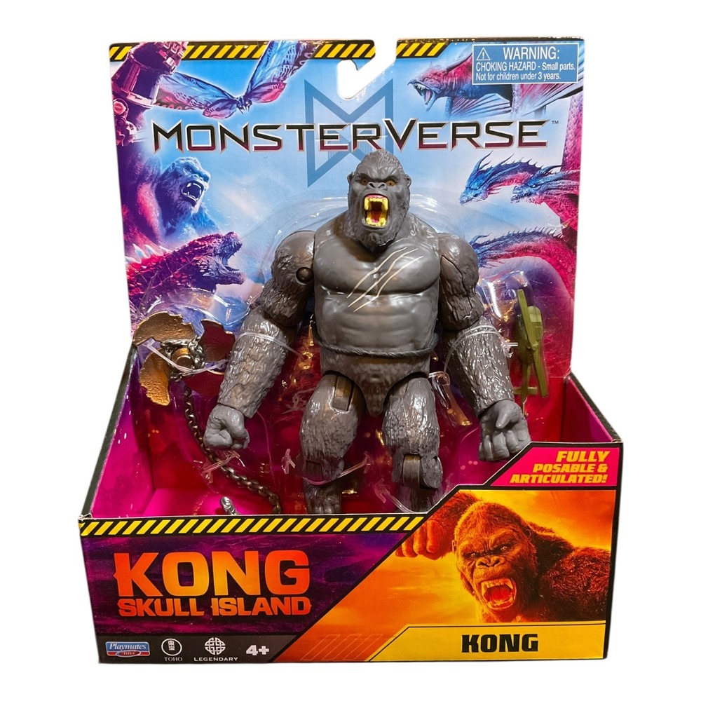 MonsterVerse Kong Skull Island Action Figure Toy Propeller Whip New In Hand